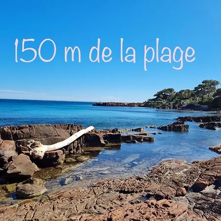 Boulouris - Grand 3 Pièces 5 Personnes Avec Terrasse à 5min à Pied Des Plages